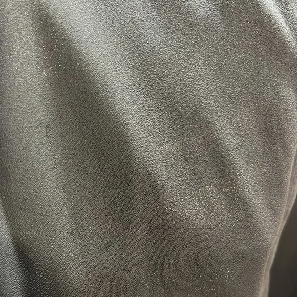 APT 9 Sheer Black Short Sleeve Button Down Blouse-Medium - Picture 4 of 4